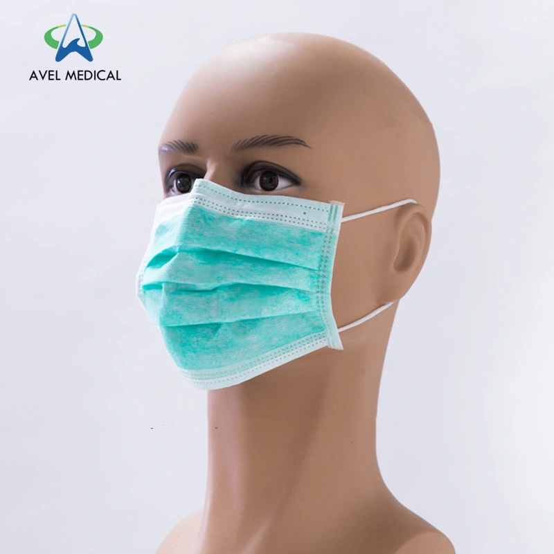 En14683 Protective Safety Dust Nonwoven 2ply 3ply 4ply PP 95% 99% Filtration Disposable Face Mask Surgical Hospital Medical Face Mask